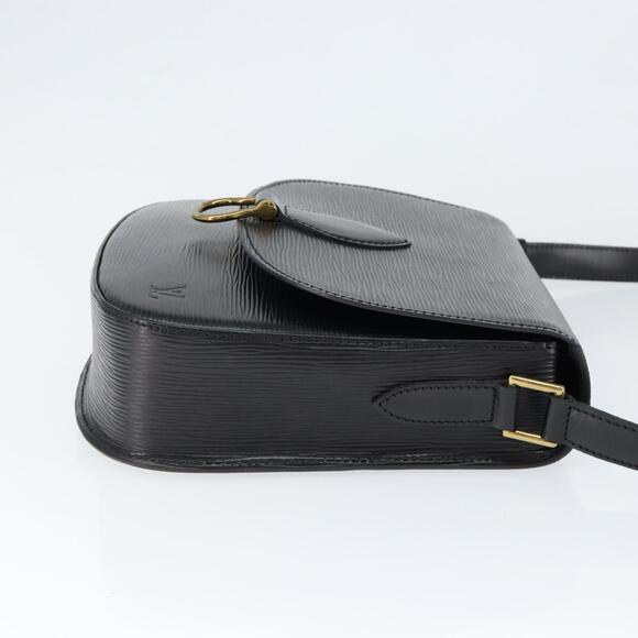 LOUIS VUITTON Epi Saint Cloud GM Shoulder Bag Black Noir M52192 LV Auth 149184 - Picture 3 of 16
